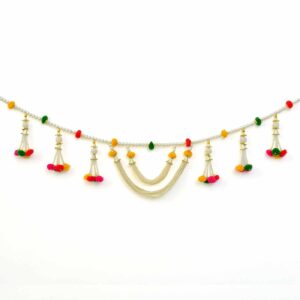 Traditional Folk Pearl Colorful Bandhanwar/Toran